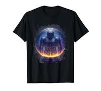 Chevaliers dans la Boule de Cristal Supernova T-Shirt Graphique avec Valeur, Homme, Noir, L