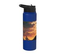 Chevaliers dans le monde des ténèbres héroïque et vaillant Stainless Steel Insulated Water Bottle