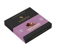 CHEVALIERS D'ARGOUGES Assortiment de Chocolats Cœur Caramel Fondant Noir 70% et Lait 33% Cacao Box 140g - Lot de 6