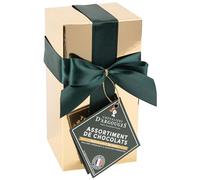 Chevaliers d'Argouges - Assortiment de chocolats lait, noir - Ballotin cadeau édition spéciale Noël - 185g