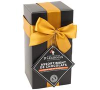 Chevaliers d'Argouges - Assortiment de chocolats noir 70% - Ballotin cadeau - 185g