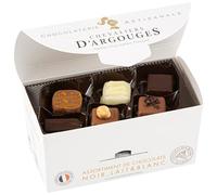 Chevaliers d'Argouges - Assortiment de chocolats noir, lait, blanc - Ballotin dégustation - 175g