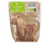 Chevaliers d'Argouges - Licorne chocolat lait 37% Bio/Équitable - Chocolat de Pâques - 90g