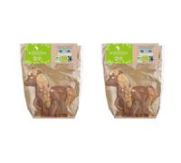 Chevaliers d'Argouges - Licorne chocolat lait 37% Bio/Équitable - Chocolat de Pâques - 90g (Lot de 2)