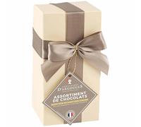 CHEVALIERS D'ARGOUGES Maîtres Chocolatiers Français - Assortiment de chocolats noir 70% et lait 33% - Ballotin cadeau St-Valentin - 175g