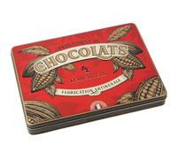 CHEVALIERS D'ARGOUGES Maîtres Chocolatiers Français - Assortiment de chocolats noir 70%, lait 33%, blanc - Coffret vintage Noël 2023 300g