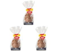 CHEVALIERS D'ARGOUGES Maîtres Chocolatiers Français - Sachet œuf chocolat lait 33% aux céréales soufflés - Œuf de Pâques - 130g (Lot de 3)