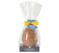 CHEVALIERS D'ARGOUGES Maîtres Chocolatiers Français - Sachet œuf chocolat lait 33% éclats de noisettes - Œuf de Pâques - 110g