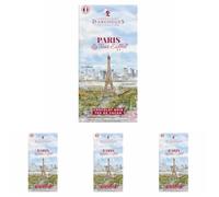 CHEVALIERS D'ARGOUGES Maîtres Chocolatiers Français - Tablette chocolat noir 70% - Souvenir de Paris - 100g (Lot de 4)