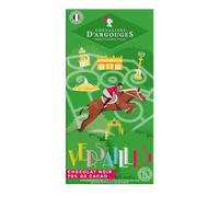 CHEVALIERS D'ARGOUGES Maîtres Chocolatiers Français - Tablette chocolat noir 70% - Souvenir de Versailles - 100g