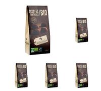 Chevaliers d'Argouges - Truffes fantaisies Bio/Fairtrade - Etui cadeaux dégustation Noël - 160g (Lot de 5)