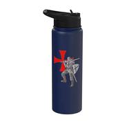 Chevaliers médiévaux et chevaliers. Stainless Steel Insulated Water Bottle