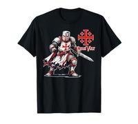Chevaliers Templiers Croisades Deus Vult T-Shirt