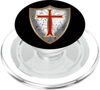 Chevaliers Templiers Croisés Bouclier Croix PopSockets PopGrip pour MagSafe
