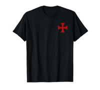 Chevaliers Templiers Croix Pattee Crusader Ordre de la Croix Rouge T-Shirt