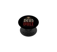 Chevaliers Templiers Deus Vult (Dieu Le Veut) Bouclier Vieilli PopSockets PopGrip Adhésif