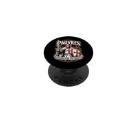 Chevaliers Templiers Pauvres Chevaliers du Christ Français PopSockets PopGrip Adhésif