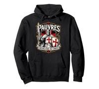 Chevaliers Templiers Pauvres Chevaliers du Christ Français Sweat à Capuche