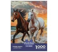 ChevalPuzzle 1000 Pièces Puzzle Style Pin-up Coloré, Jeu Éducatif, Jouet 1000 Pièces, Peinture Art, Adultes/Enfants 38x26cm/1000pcs