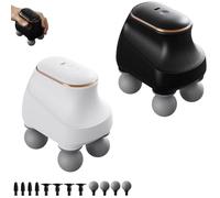 Chevaroo 4 Heads Massager, 12 Adjustable Levels & Interchangeable Heads for Customized Massage, Portable USB Charging Chevaroo Massager, Perfect for You and Your Horse (Mix)