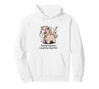 Chevaucher Ensemble Rire Ensemble Mignon Poney Sweat à Capuche
