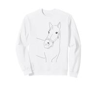 Chevaux à colorier, Peindre, Dessiner et Peindre. Sweatshirt