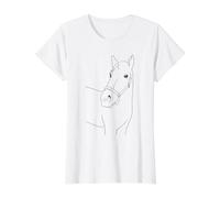 Chevaux à colorier, Peindre, Dessiner et Peindre. T-Shirt Graphique avec Valeur