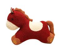 Chevaux - Année Du Cheval Peluche | Oreiller De Mascotte De Style Fruit Ďe Lingot, Décoration Đe Chambre À Coucher D́e Salon, Décorations Festives Du Nouvel An Chinois Pour Le Confort Ďu Canapé