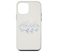 Chevaux au galop Montagnes Majestueux Nature Coque pour iPhone 12 mini