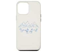 Chevaux au galop Montagnes Majestueux Nature Coque pour iPhone 12 Pro Max