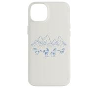 Chevaux au galop Montagnes Majestueux Nature Coque pour iPhone 14 Plus