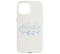 Chevaux au galop Montagnes Majestueux Nature Coque pour iPhone 15