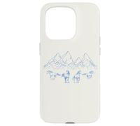 Chevaux au galop Montagnes Majestueux Nature Coque pour iPhone 15 Pro