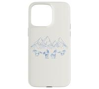Chevaux au galop Montagnes Majestueux Nature Coque pour iPhone 15 Pro Max