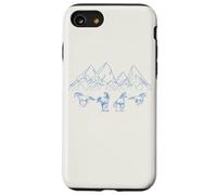 Chevaux au galop Montagnes Majestueux Nature Coque pour iPhone SE (2020) / 7 / 8