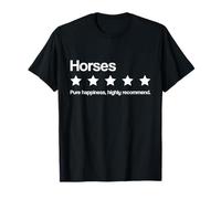Chevaux, Cinq étoiles, Un Pur Bonheur, Je recommande T-Shirt