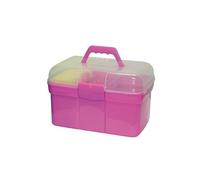 Chevaux Coffre de Pansage Complet pour Enfants Rose