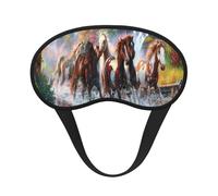 Chevaux des Indiens d'Amérique,Masques de sommeil occultants, cache-yeux couvrants, masques de sommeil anti-lumière