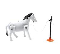 Chevaux | figurines d'animaux tirées par meule électrique | Animaux Articulés | Pour Garçons Et Filles Maison Salle De Jeux Maternelle Crèche Aire De Jeux Parc Et Jardin Fête Anniversaire Cadeau