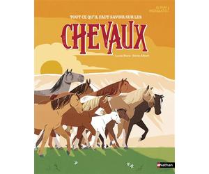 Chevaux - Lucas Riera - Nathan - cartonné - Document jeunesse