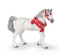 Chevaux, Poulains Et Poneys Cheval Arabe Blanc En Tenue De Parade Blanc