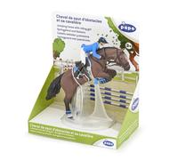 CHEVAUX, POULAINS ET PONEYS CHEVAL DE SAUT D'OBSTACLES et SA CAVALIERE