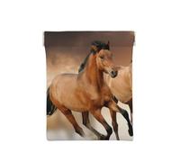 Chevaux Qui courent, Sac de Rangement pour Femmes, Portefeuille supérieur à Presser, Petit Porte-Monnaie, Pochette de Changement