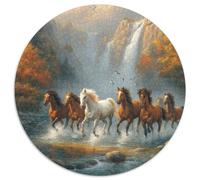 Chevaux Sauvages en Pleine Course | pour Adultes || 1000pcs (67.5x67.5cm) Puzzles Jeux ÉduChatifs Puzzles De Décoration Intérieure