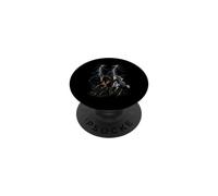 Chevaux Sauvages Qui courent à Travers l'orage La Nature PopSockets PopGrip Adhésif