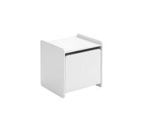 Chevet 1 Porte avec Rebords Blanc - BODHI WHITE -