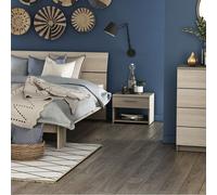 Chevet 1 Tiroir Pricy - Naturel Clair Marron