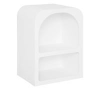 Atmosphera Table de chevet Soleya H55 cm blanc