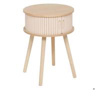 Atmosphera - Chevet 2 Portes nysos crème 54x40x40cm