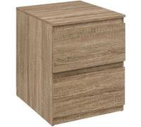 5five - commode 2 tiroirs ""dolo"" effet bois naturel